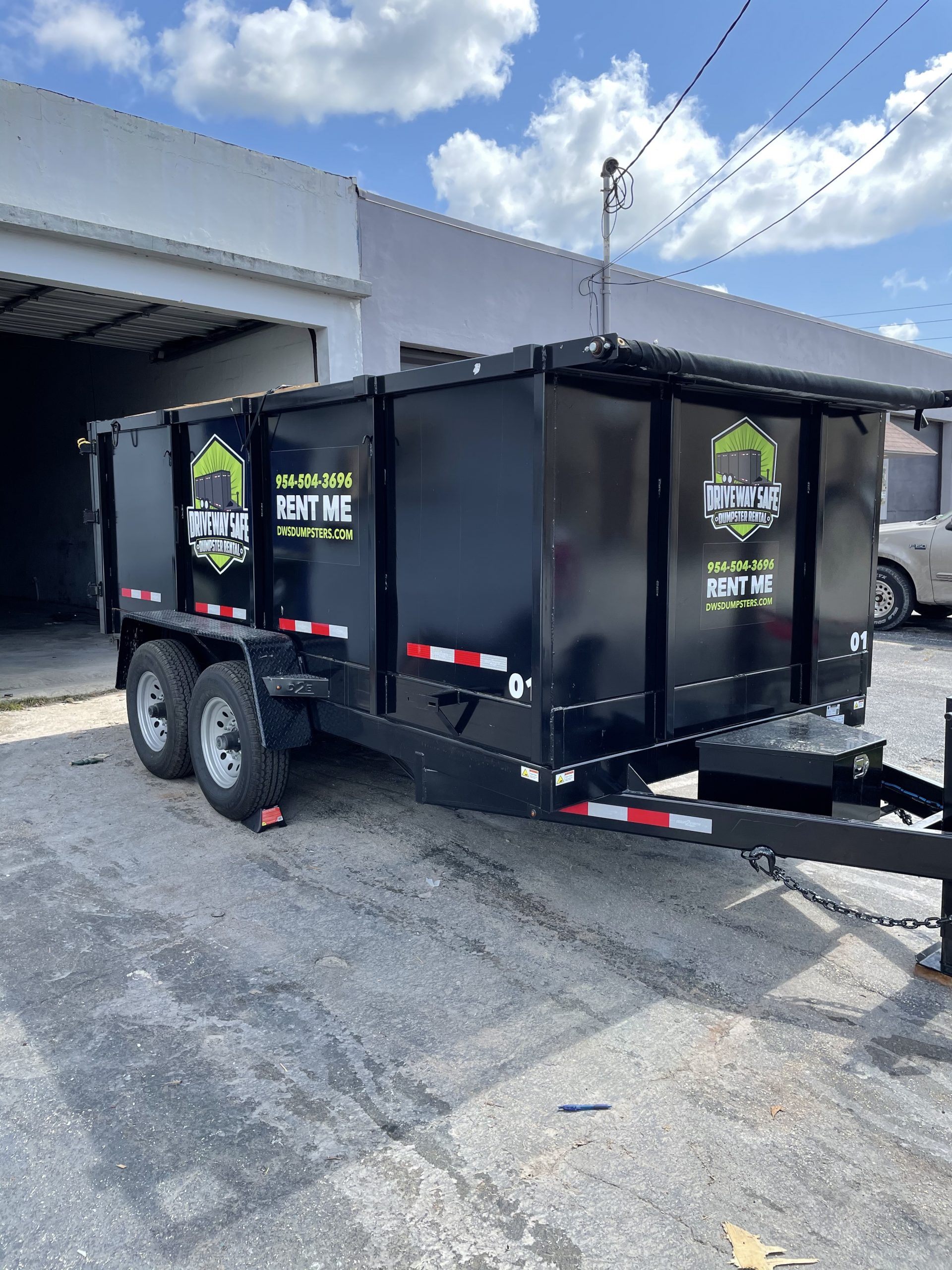 Driveway Safe Dumpster Rental eco-friendly process